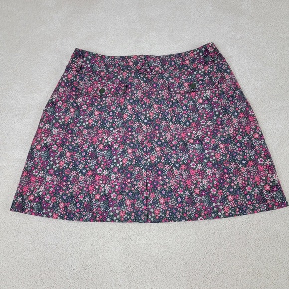 Krimson Klover Women's M Hillside Blooms Kerry Hiking Golf Casual Skirt Skort - Picture 3 of 15